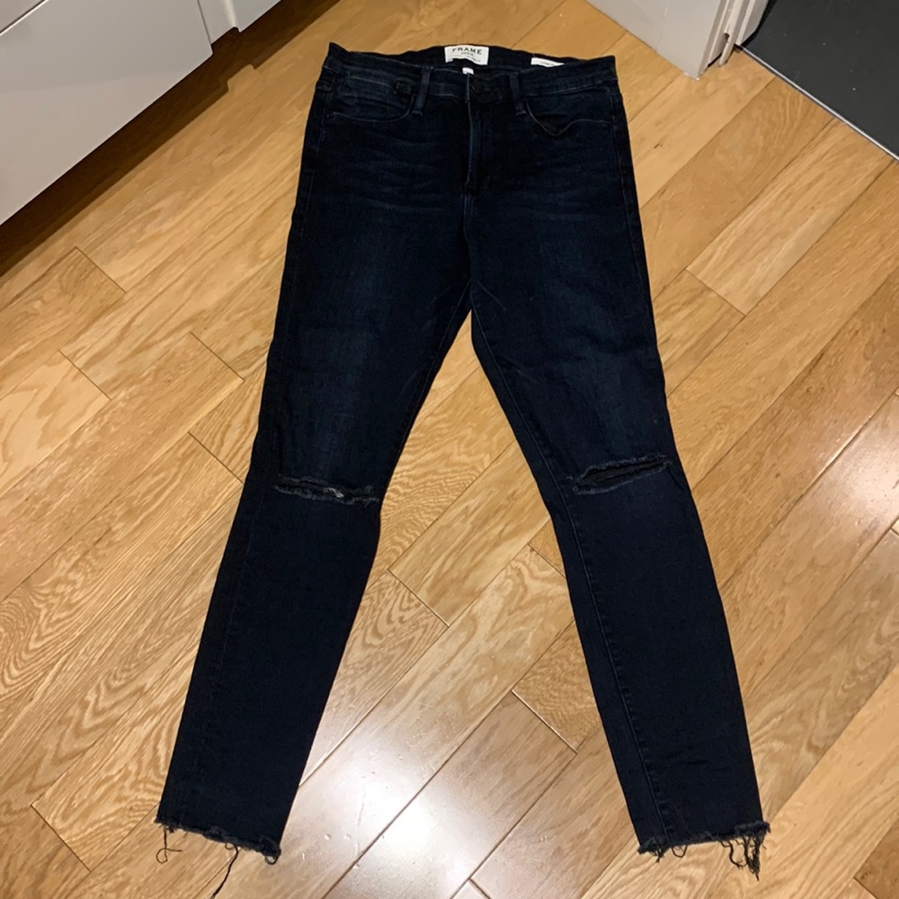 FRAME DENIM LE HIGH SKINNY JEANS